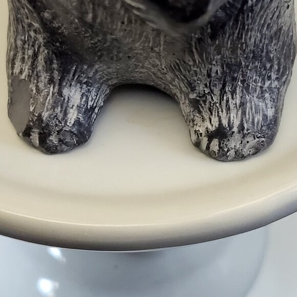 A Wolf Original Raccoon Figurine Signed 3" 1970s Canada - Picture 15 of 16